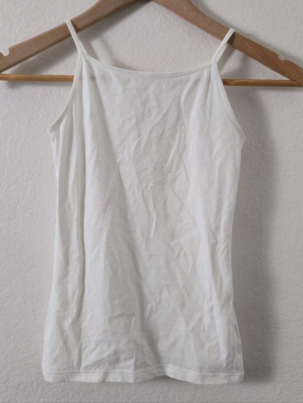 Old Navy Adjustable Straps White Tank Top